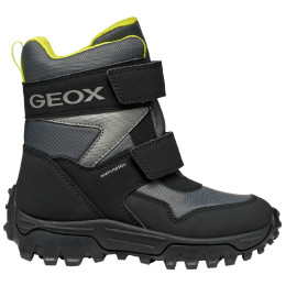 Kinder Winterschuhe Geox J Himalaya Boy B ABX Grey grau/grün DK GREY/LIME