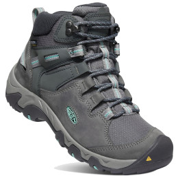 Damen Trekkingschuhe Keen Steens Mid Wp Women grau steel grey/ocean wave