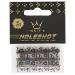Reparaturset Peaty´s Holeshot sada náhradních knotů (6X 1.5Mm) braun