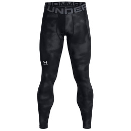 Herren-Leggings Under Armour HG Armour Printed Lgs schwarz/grau Black/White