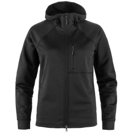 Damenjacke Fjällräven Abisko Grid Fleece Hoodie W schwarz Black