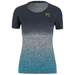Damen-T-Shirt Karpos Prato Piazza W Jersey grau/blau Sky Captain/Blue Atoll