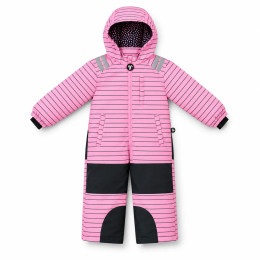 Kinder-Skianzug DucKsday Junior Snowsuit rosa Pink/Green