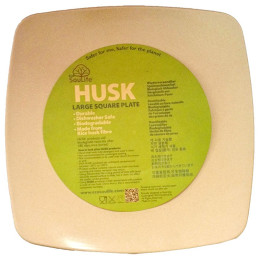 Teller EcoSouLife Square Plate large natural