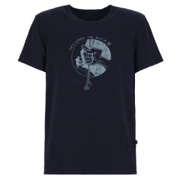 Herren-T-Shirt E9 70S Men's dunkelblau Persian Blue