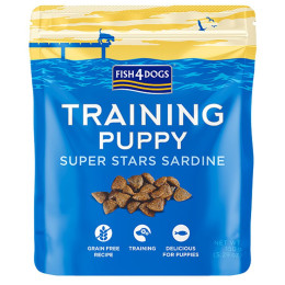 Hundeleckerlis Fish4Dogs Training Puppy Superstars Sardine 150g