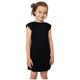 Kinderkleid Drexiss Black/Pink Coolmax