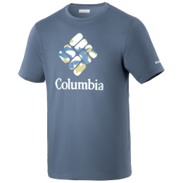 Herren-T-Shirt Columbia M Rapid Ridge Graphic Tee blau Dark Mountain, CSC Camo Graphic