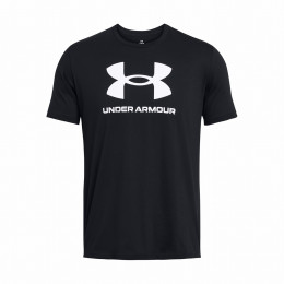 Herren-T-Shirt Under Armour Sportstyle Logo Update SS schwarz/weiß Black/White