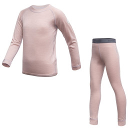 Kinder-Funktionsunterwäsche Sensor Merino Air Set Dusty Pink hellrosa Dusty Pink