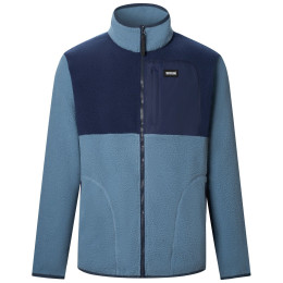 Herren Funktions-Sweatshirt Regatta Frankie Borg Colour Block grau/blau GryMirge/Nvy