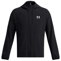 Herrenjacke Under Armour Vibe Woven Jacket schwarz Black/White