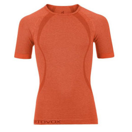 Herren-Funktionsshirt Ortovox Merino Comp. Cool orange CrazyOrange
