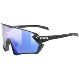 Sonnenbrille Uvex Sportstyle 231 2.0 P schwarz black matt