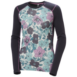 Damen-Funktionsshirt Helly Hansen W Lifa Merino Midw Gra Crew
