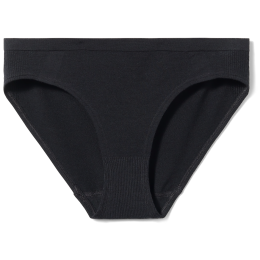 Damen-Funktionsslips Smartwool W Intraknit Bikini Boxed schwarz BLACK