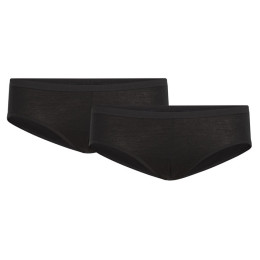 Damenhöschen Icebreaker Women Merino 150 Siren Hipkini 2 Pack schwarz Black