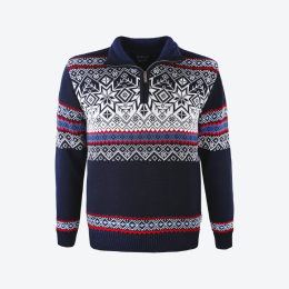 Herrenpullover Kama 3371 dunkelblau navy