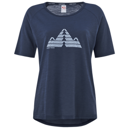 Damen-T-Shirt Kari Traa Ane Short Sleeve blau Marin