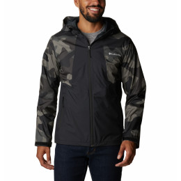 Herrenjacke Columbia Inner Limits II Jacket tarnfarbe Black, Black Mod Camo Print