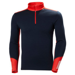 Herren-Funktionsshirt Helly Hansen Lifa Merino Midweight 1/2 Zip dunkelblau Navy