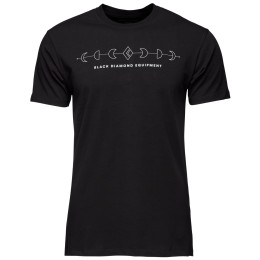 Herren-T-Shirt Black Diamond M Bd Icon Full Moon Ss Tee