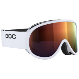 Skibrille POC Retina weiß/orange White/Partly Sunny Orange ONE