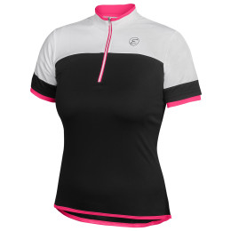 Damen-Radtrikot Etape Clara schwarz/rosa Black/Pink