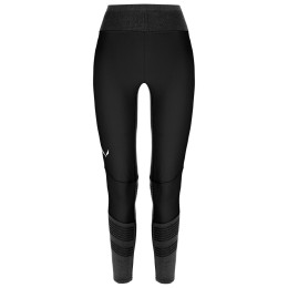 Damen-Leggings Salewa Pedroc Dry Resp W Hyb Tights. schwarz Black Out
