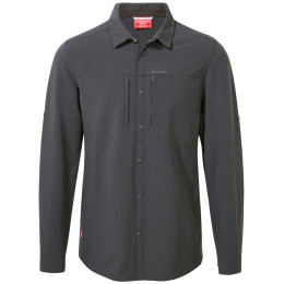 Herrenhemd Craghoppers NL Pro LS Shirt grau Black Pepper
