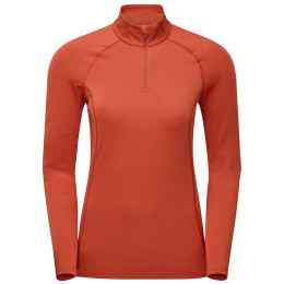 Damen-Funktionsshirt Montane Dart Xt Zip Neck rot Saffron Red