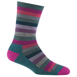 Damensocken Darn Tough Mystic Stripe Crew mix1 spruce