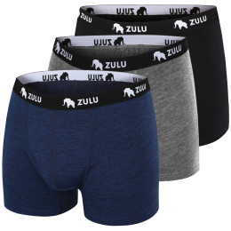 Herren-Boxershorts Zulu Merino 160 4in 3-pack