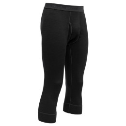 Herren-Funktionsunterhosen Devold Expedition Man 3/4 Long Johns W/Fly schwarz Black