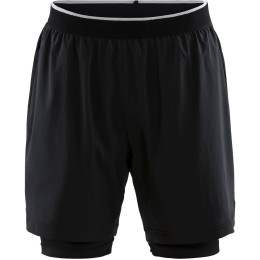 Herrenshorts Craft Charge 2v1 schwarz Black