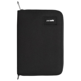 Hülle für Dokumente Pacsafe RFIDsafe compact travel organizer schwarz Black