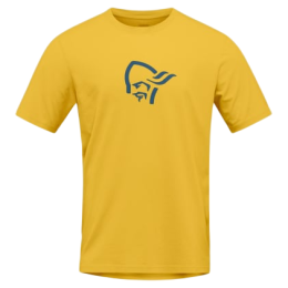 Herren T-Shirt Norrona 29 cotton viking T-shirt gelb Calendula