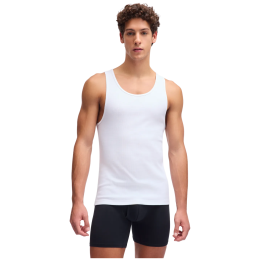 Herren Unterhemd Under Armour M UA Perf Cotton Tank-2pk weiß white