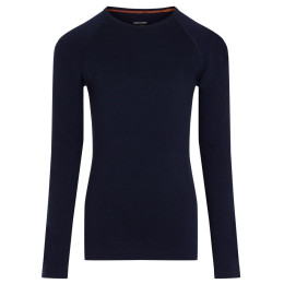 Kinder-Funktionsshirt Icebreaker K 200 Oasis LS Crewe Midnight Navy dunkelblau Midnight Navy