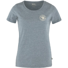 Damen-T-Shirt Fjällräven 1960 Logo T-shirt W 2022 blau Indigo Blue-Melange