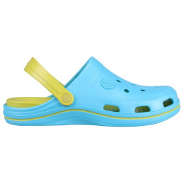 Damensandalen Coqui Bodee B1202 hellblau Turquoise/Citrus