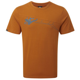 Herren-T-Shirt Mountain Equipment Roof Crack Tee braun PumpkinSpice