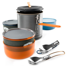 Geschirrset GSI Outdoors Halulite Dualist HS grau