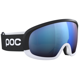 Skibrille POC Fovea Mid Race schwarz/weiß Uranium Black/Hydrogen White/Partly Sunny Blue ONE