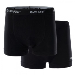 Herren-Boxershorts Hi-Tec Niro 2Pack schwarz Black/Black