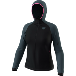 Damen-Sweatshirt Dynafit Radical Ptc Hooded Jkt W schwarz/blau 0722 - cinder/0910