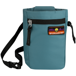 Kreidebeutel Wild Country Flow Chalk Bag blau deepwater