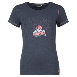 Damen-T-Shirt Chillaz Gandia Mountain Watercolor dunkelblau dark blue
