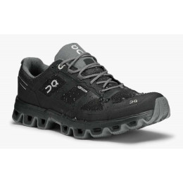 Damen Laufschuhe On Running Cloudventure Waterproof 2 schwarz/grau Black/Graphit