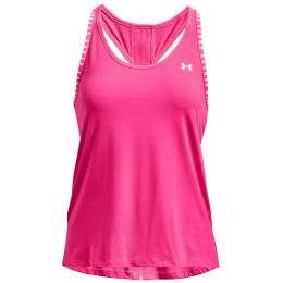 Damenunterhemd Under Armour Knockout Tank rosa Electro Pink / Electro Pink / White
